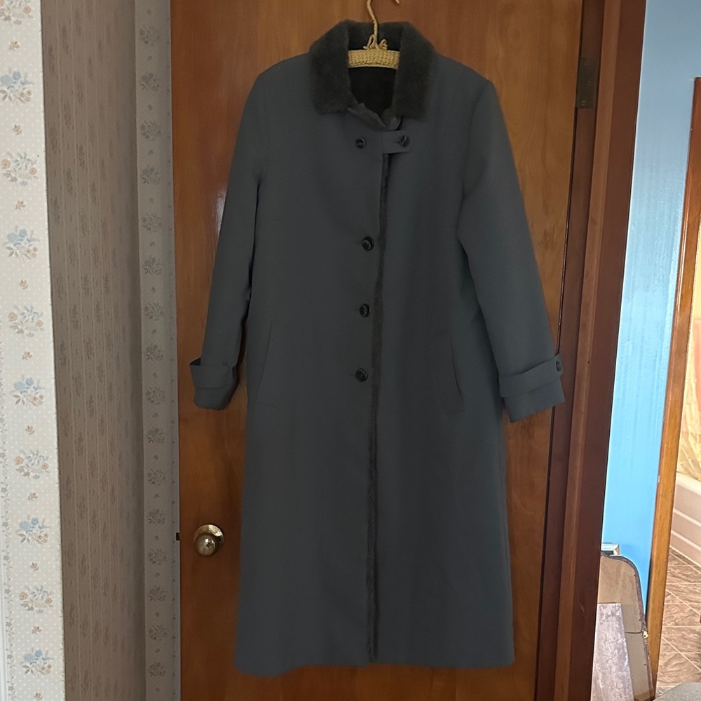 Women's Gray Long Coat